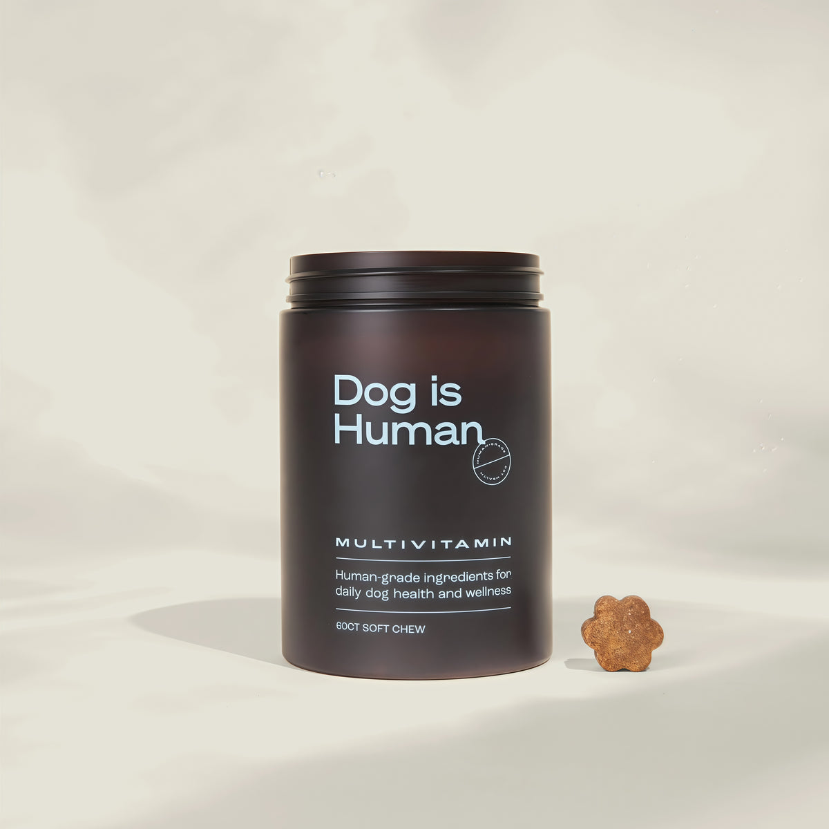 Dog is Human Daily Multivitamin for Dogs (Chicken Flavor) Human-grade, Vet-formulated, Made in Vermont